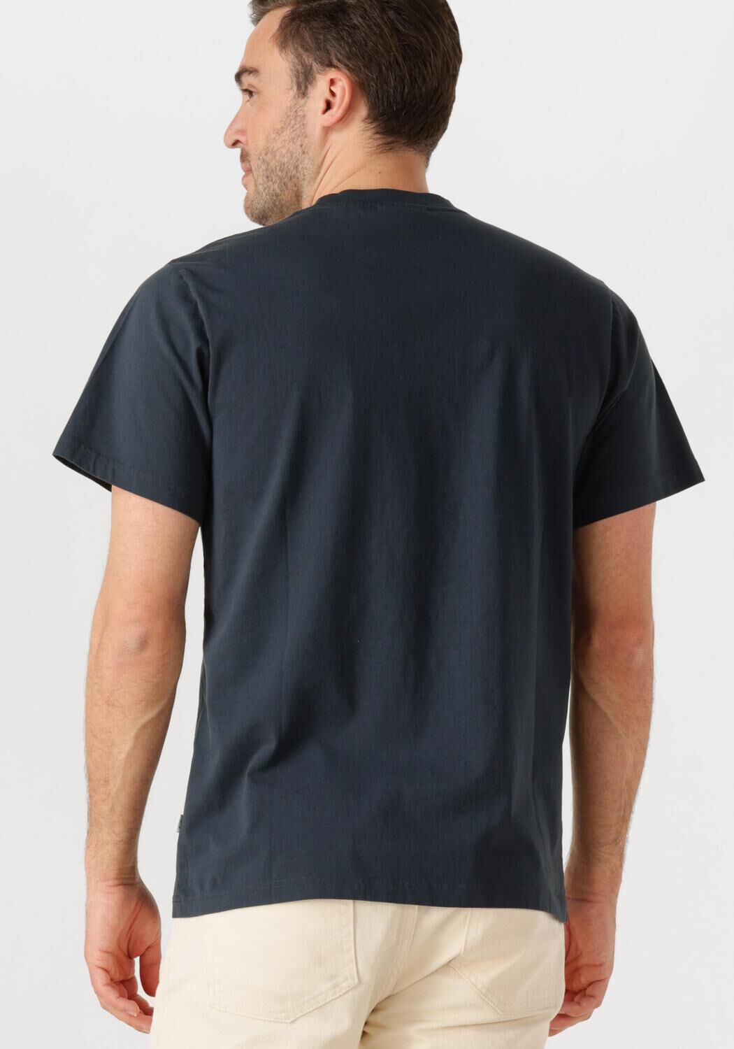 FORÉT Forét Heren Polo's & T-shirts Flora T-shirt Donkerblauw