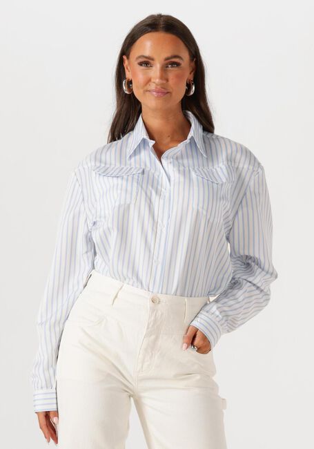 Lichtblauwe EST'SEVEN Blouses FRANKY BLOUSE - large