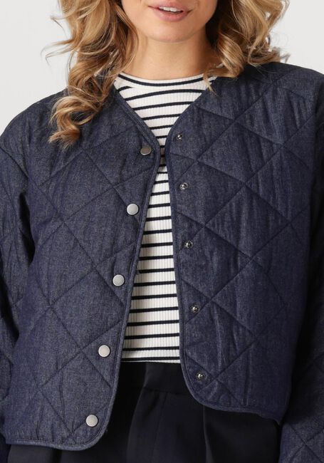 Donkerblauwe MSCH COPENHAGEN Jack MSCHLYSANDRA JACKET - large