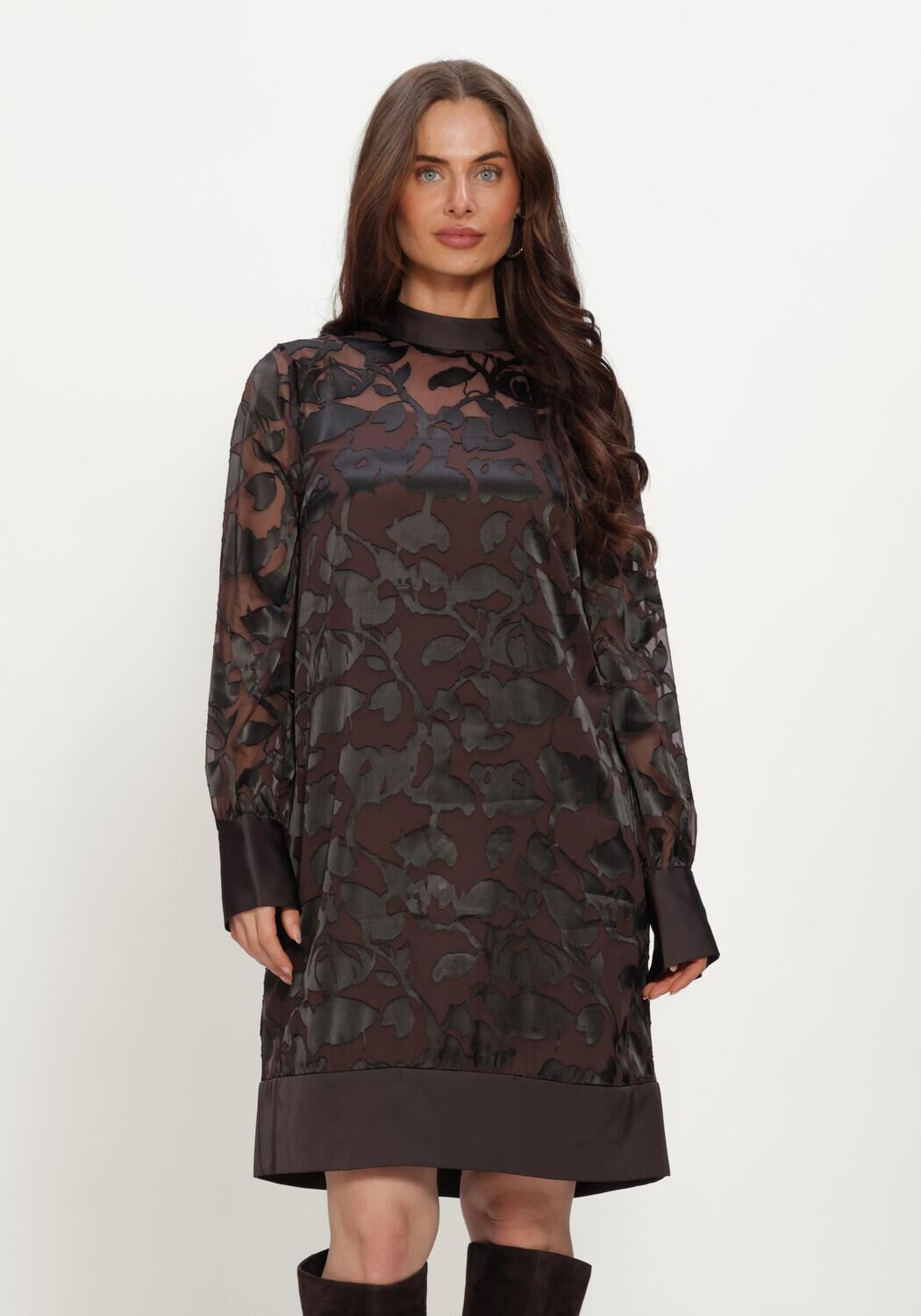 Bruine INWEAR Mini jurk ORIONIW DRESS - large