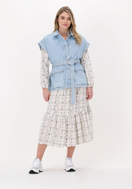 Witte CIRCLE OF TRUST Midi jurk IZZY DRESS - large