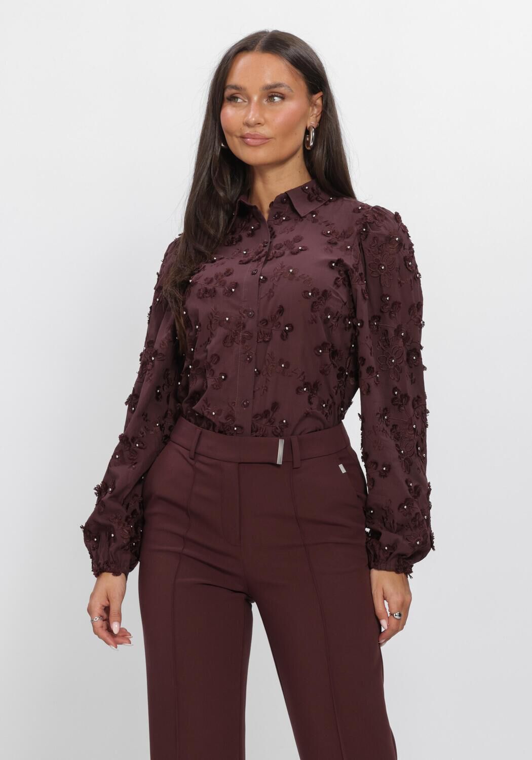 Bordeaux AAIKO Blouses LIEN BEADS CO 522 - large