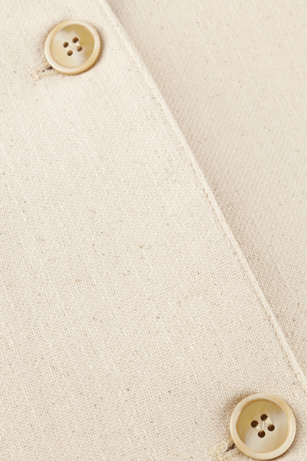 Beige PENN & INK Gewatteerde jas JACKET - large