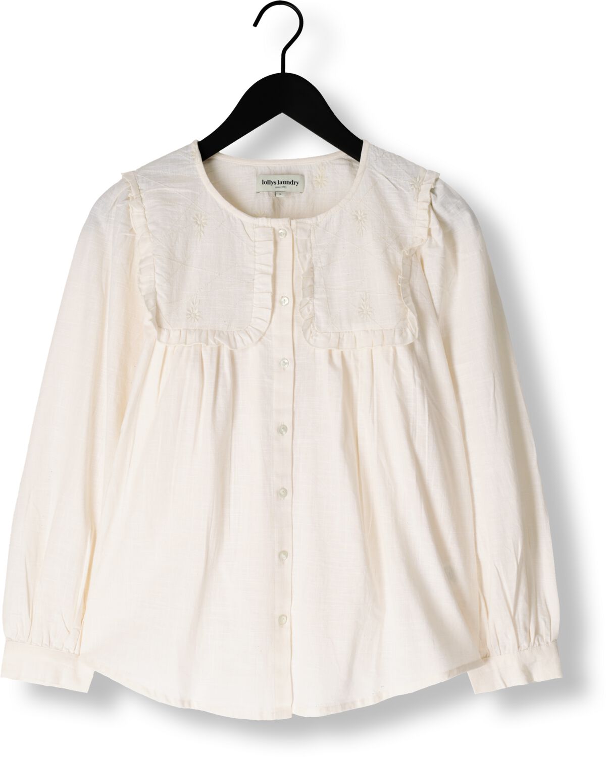 LOLLYS LAUNDRY Dames Blouses Dooblell Shirt Ls Ecru