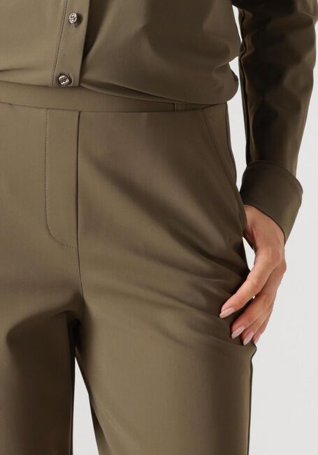 Olijf STUDIO ANNELOES Pantalon FLAIR BONDED TROUSERS - large