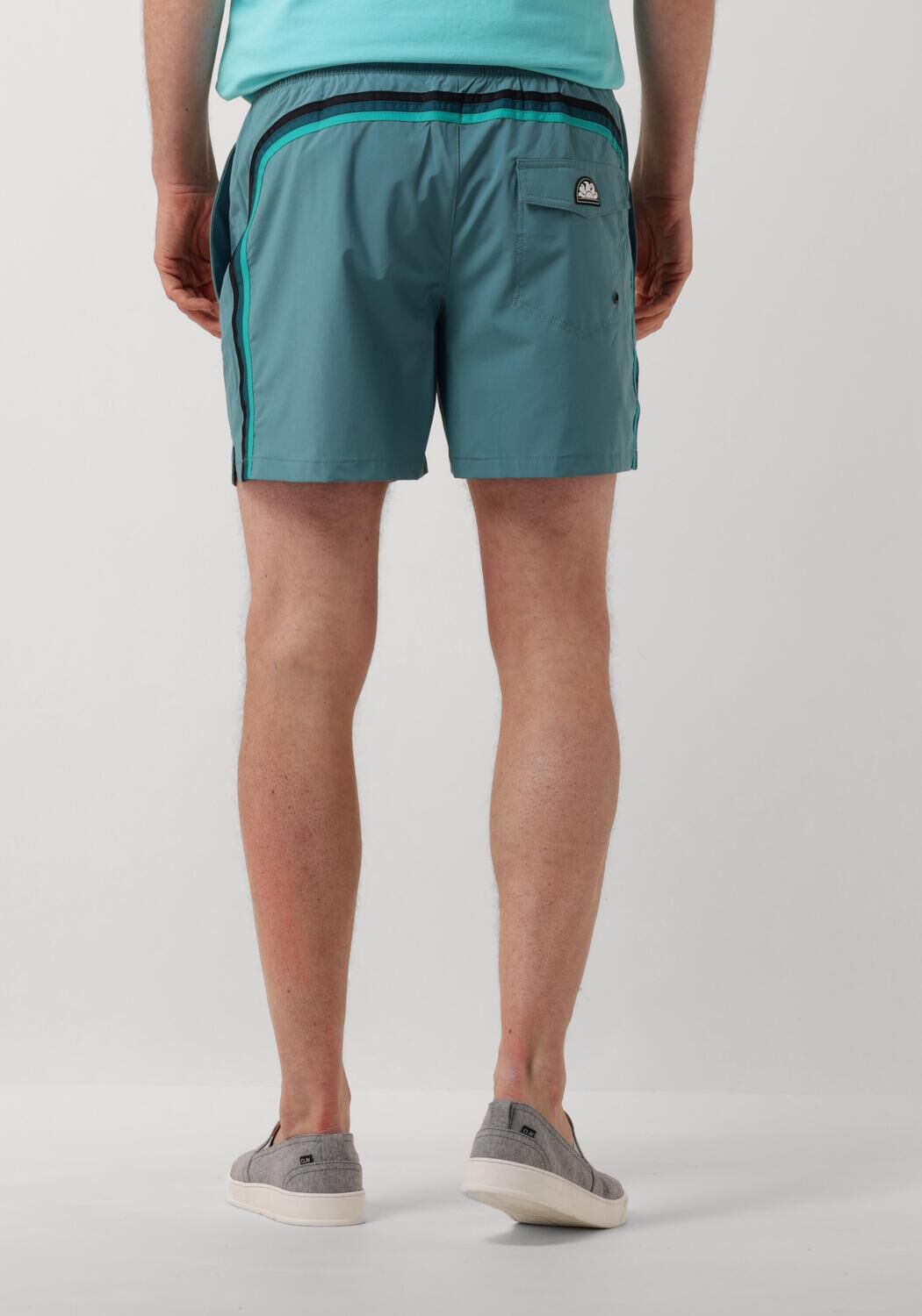 SUNDEK Heren Zwembroeken M4s018 Boardshort Grijs