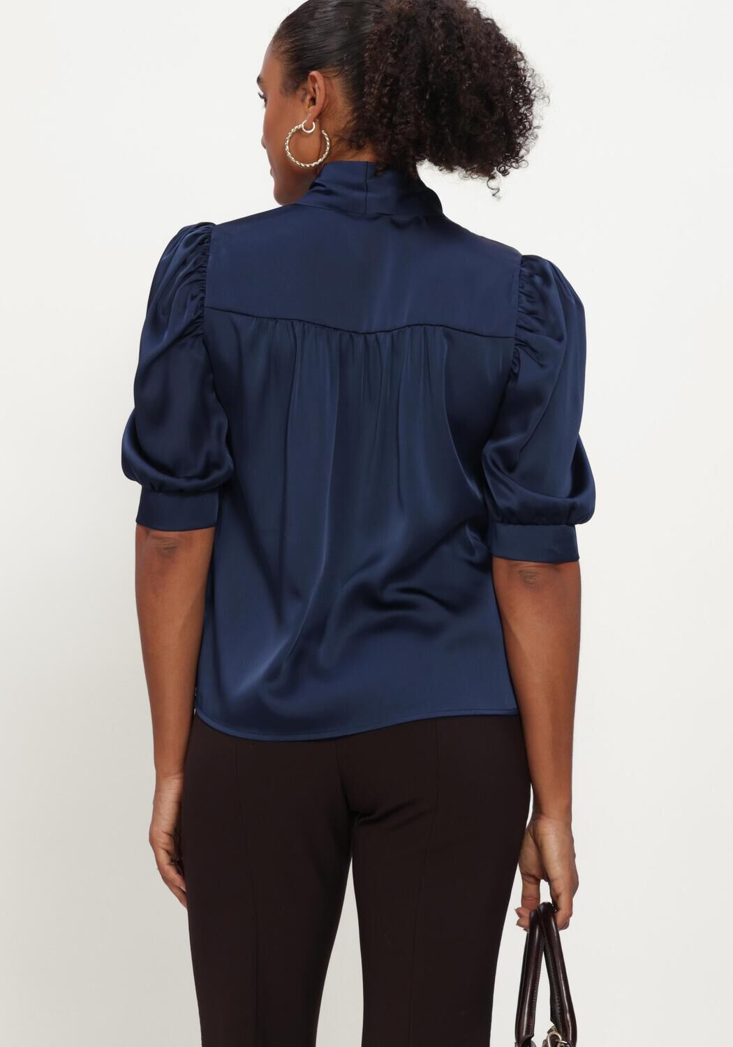 Donkerblauwe LINA LOCCHI Blouses LL-BELIA - large