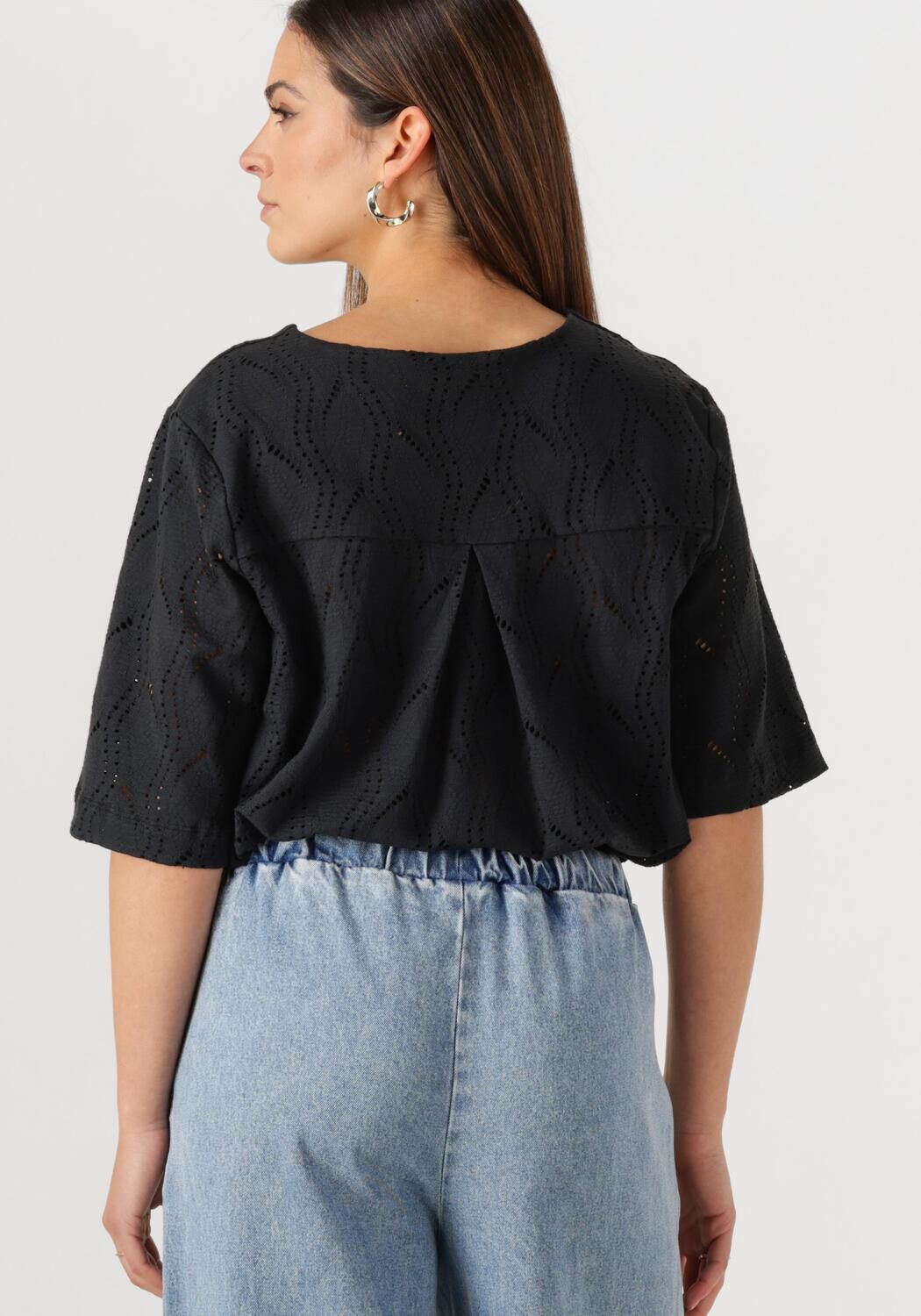 OBJECT Dames Tops & T-shirts Objava 2 4 Lo O-neck Top Zwart