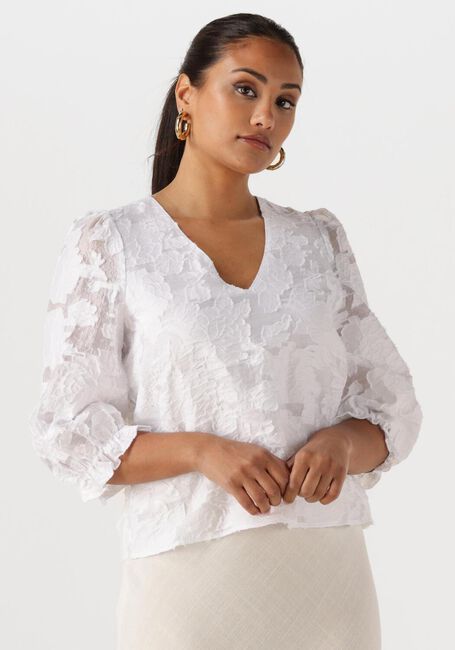 Witte SELECTED FEMME Blouses SLFCATHI-SADIE 3/4 TOP FF - large