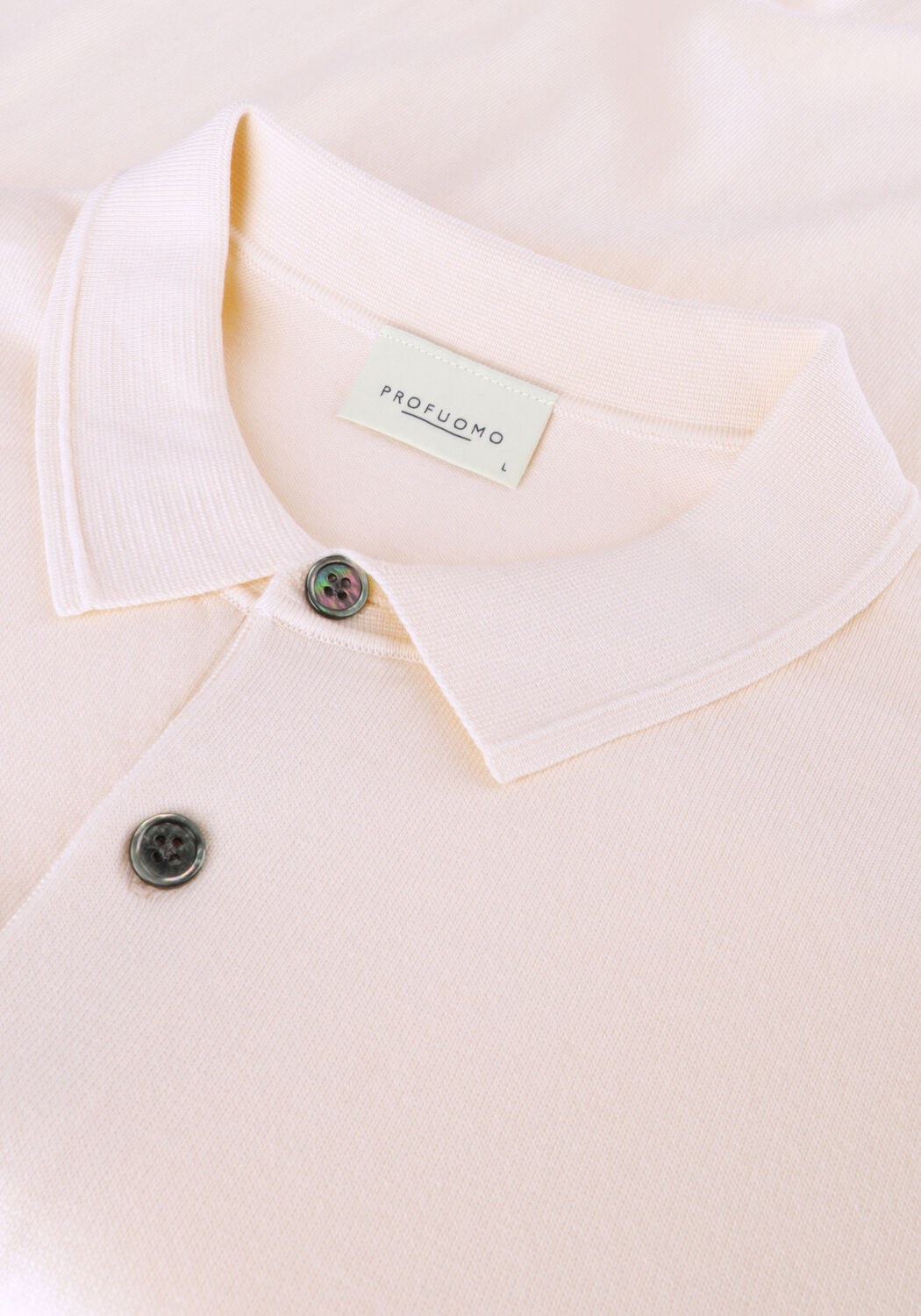 Gebroken wit PROFUOMO Polo POLO SHORT SLEEVE - large