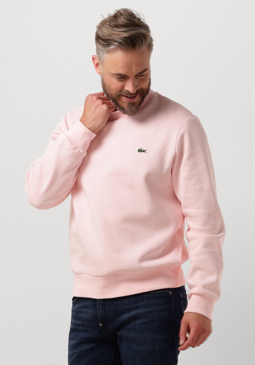 Roze best sale heren trui