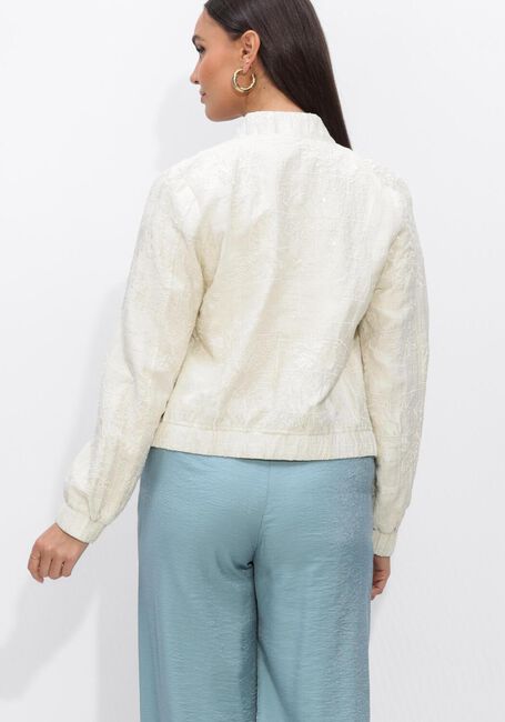 Gebroken wit JANSEN AMSTERDAM Jack SHANTI JASJE PE 275 BOMBER LONG SLEEVE EMBROIDERY - large