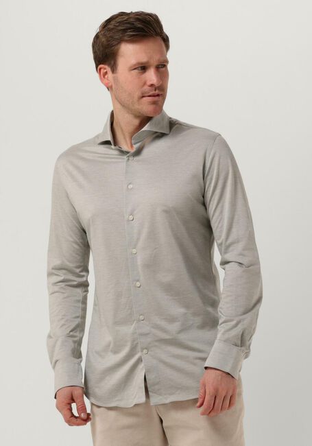 Grijze PROFUOMO Casual overhemd SHIRT X-CUTAWAY SC SF - large