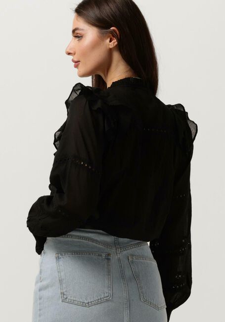 Zwarte NEO NOIR Blouses AURIKA S VOILE BLOUSE - large