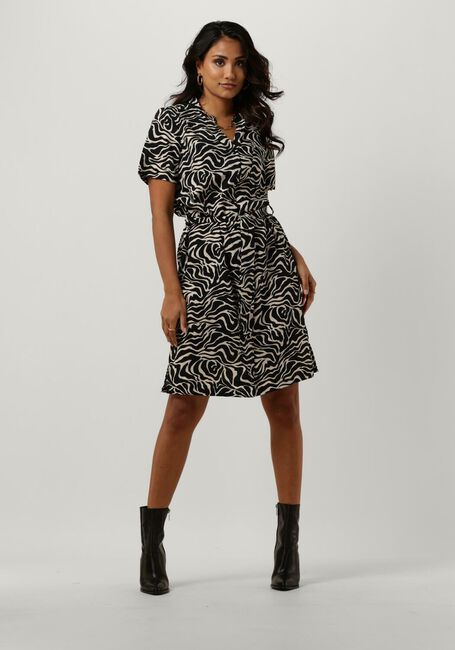 Zwarte OBJECT Mini jurk OBJSELINE S/S SHIRT DRESS - large