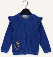 Blauwe CARLIJNQ Vest BASICS - RUFFLED CARDIGAN WITH EMBROIDERY Blauwe CARLIJNQ Vest BASICS - RUFFLED CARDIGAN WITH EMBROIDERY - medium
