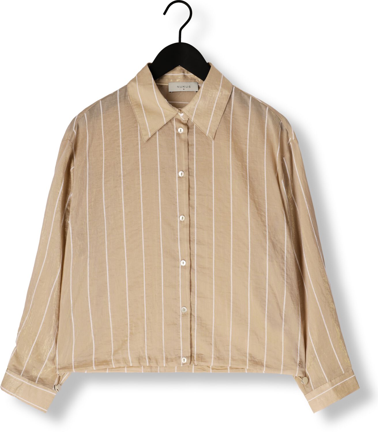 NUKUS Dames Blouses Iris Blouse Stripe Goud