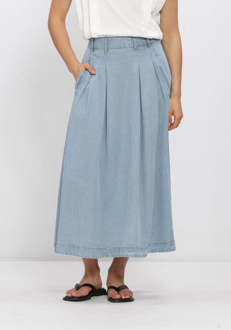 Lichtblauwe CO'COUTURE Maxirok TILLYCC ANYA PLEAT SKIRT - large