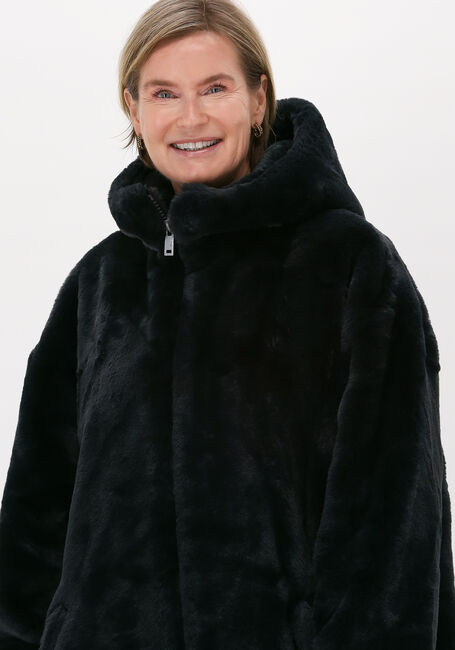 Zwarte UGG Faux fur jas W KOKO OVERSIZED FAUX FUR COAT - large