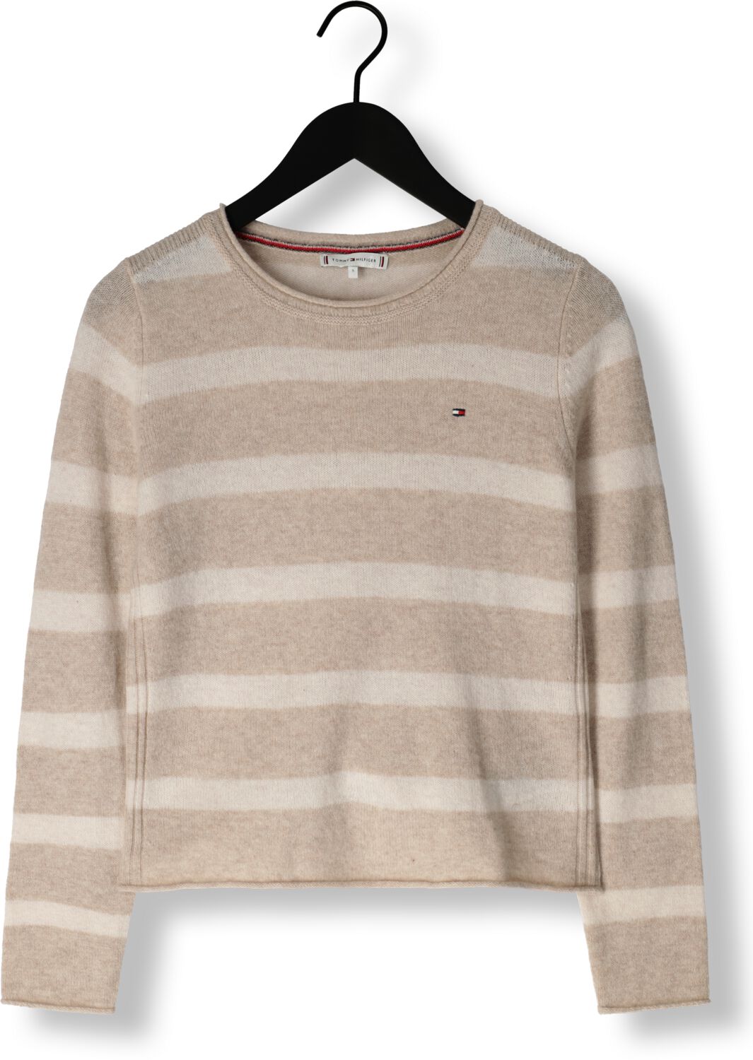 TOMMY HILFIGER Dames Truien & Vesten Soft Wool C-nk Sweater Beige