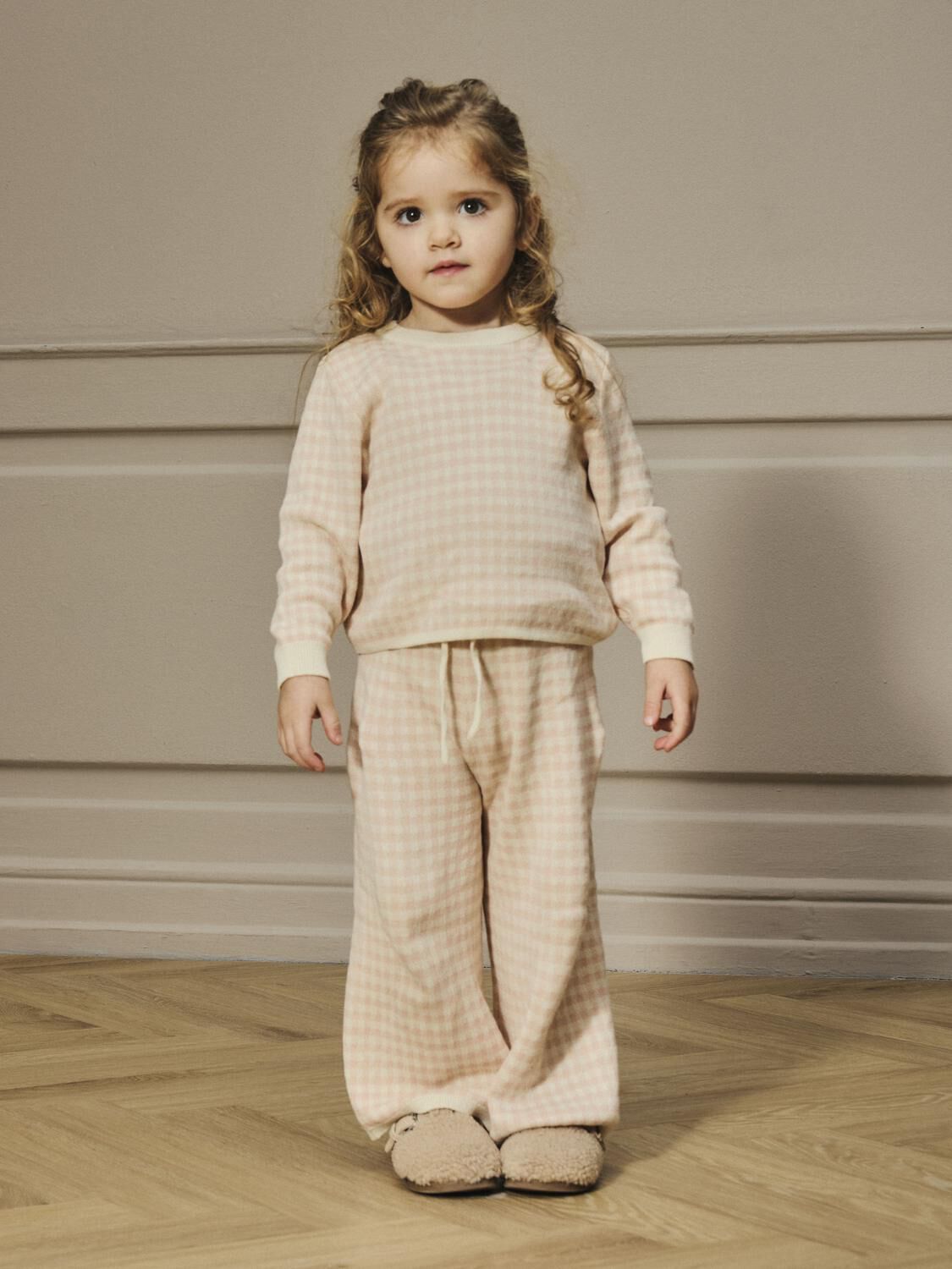 Lichtroze LIL' ATELIER Trui NMFNADIE LS LOOSE KNIT LIL - large