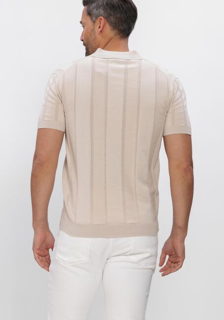 Beige GENTILUOMO Polo POLO NO BUTTONS SS - large