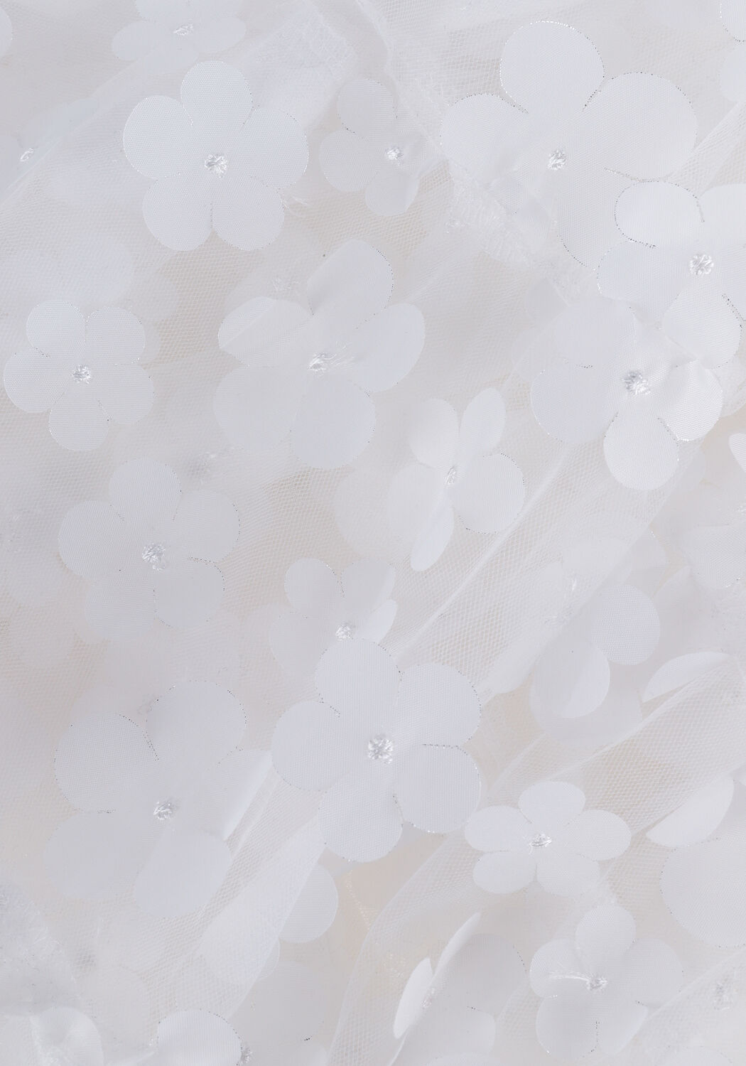 Witte HUNKON Mini jurk KASSANDRA LAYER DRESS - large