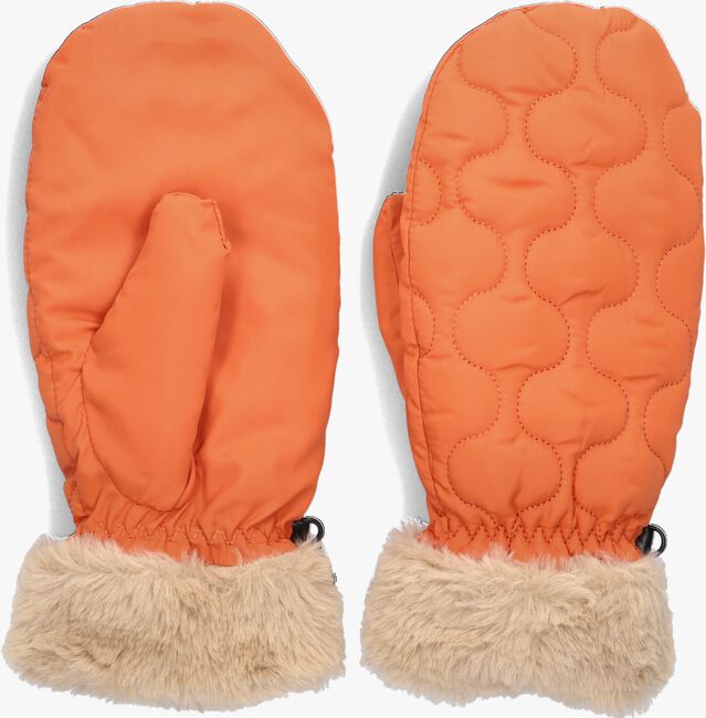 Oranje BECKSONDERGAARD Handschoenen MAKARA PUFF MITTENS - large