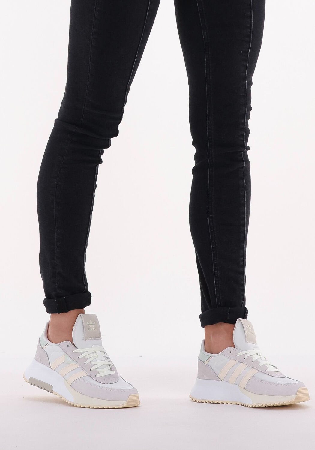 Witte adidas sneakers dames sale