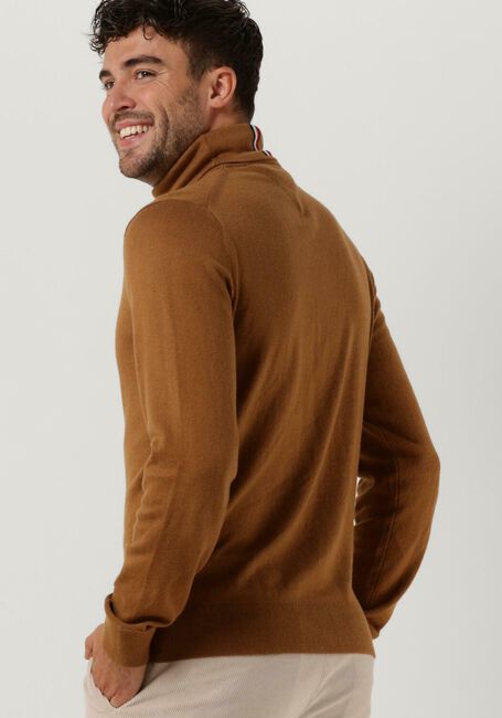 Bruine TOMMY HILFIGER Coltrui PIMA ORG CTN CASHMERE ROLL NECK - large