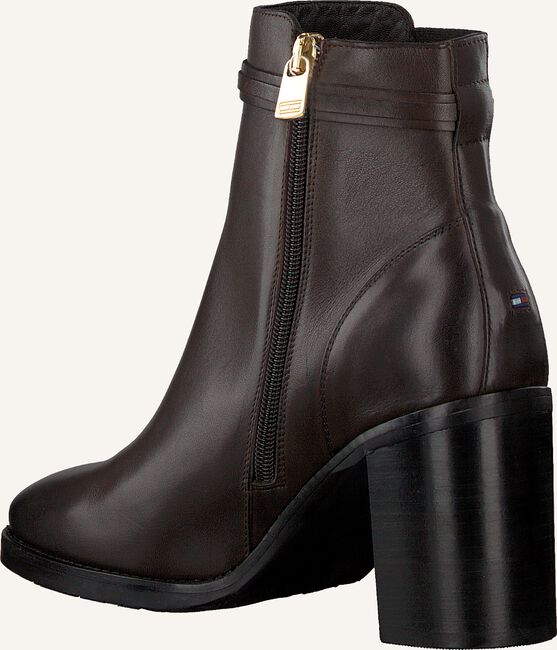 Bruine TOMMY HILFIGER Enkellaarsjes BLOCK BRANDING HIGH HEEL Bruine TOMMY HILFIGER Enkellaarsjes BLOCK BRANDING HIGH HEEL - large