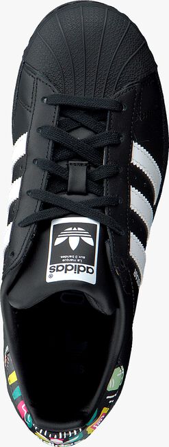 Zwarte ADIDAS Lage sneakers SUPERSTAR J - large