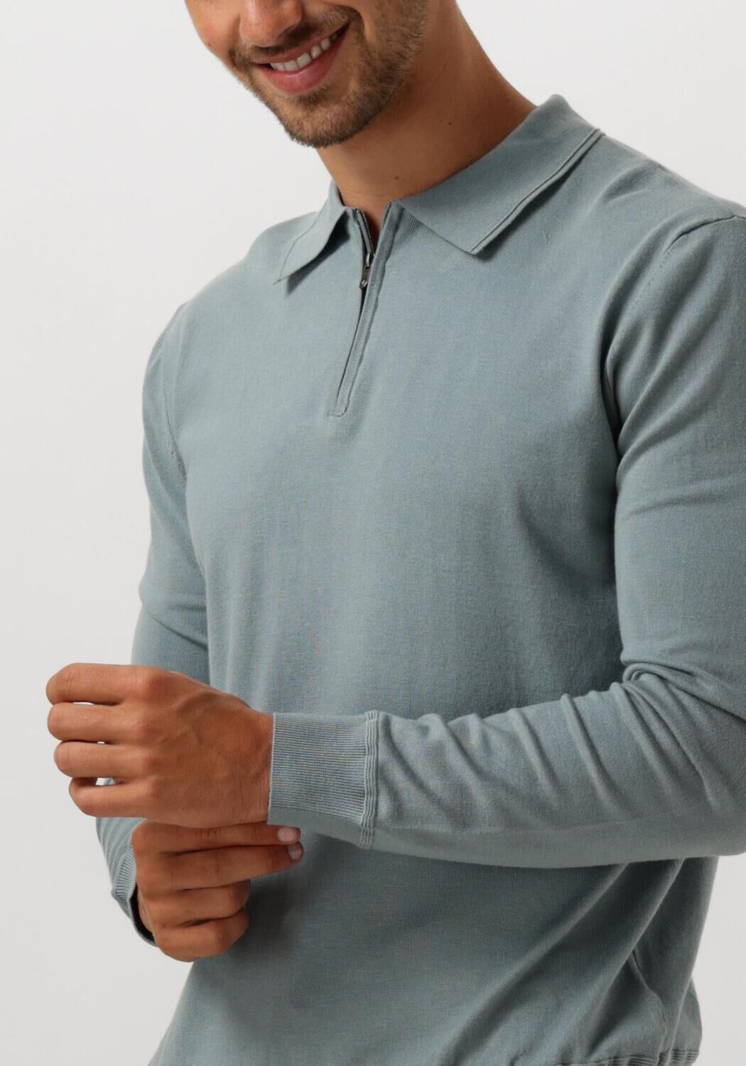 PURE PATH Heren Polo's & T-shirts Regular Fit Knitwear Polo806 Blauw