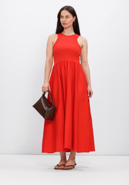 Rode Y.A.S. Maxi jurk YASMIRA SL LONG DRESS - large