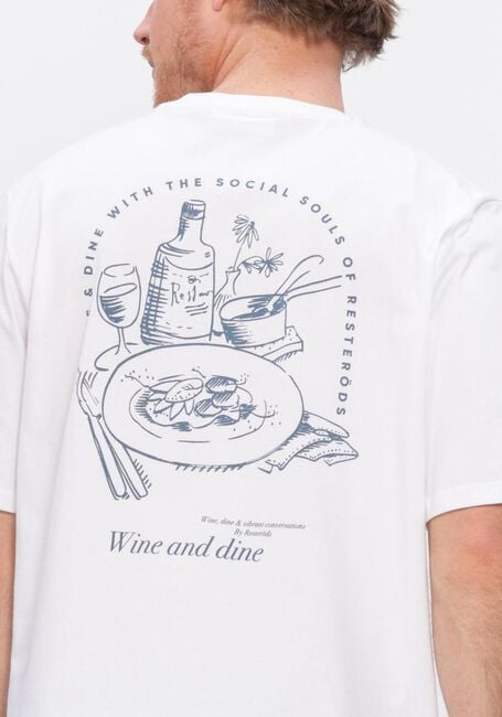 Witte RESTER&Ouml;DS T-shirt TAS PRINT - large