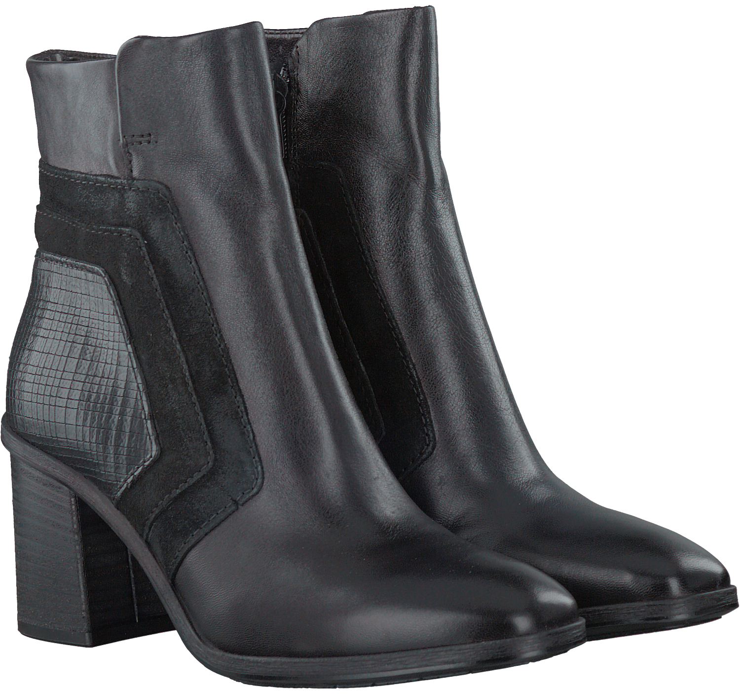 Zwarte MJUS Lange laarzen MATILDE | Omoda Zwarte MJUS Lange laarzen 284215 | Omoda