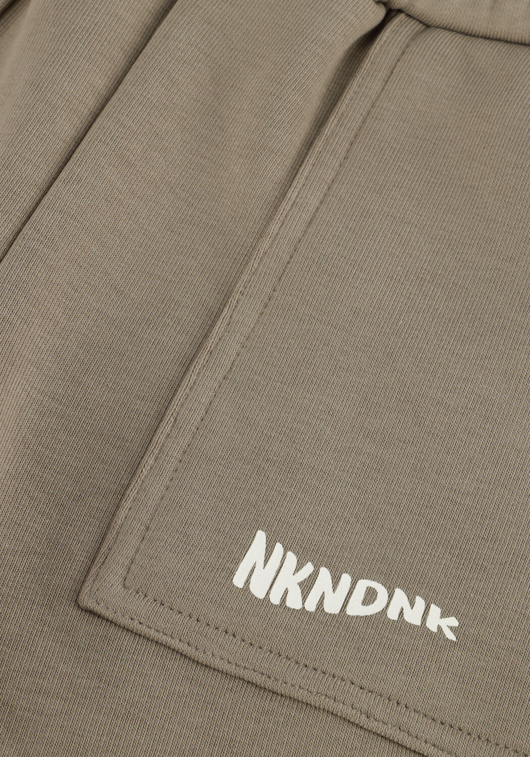 NIK & NIK Jongens Broeken Rocco Sweatshorts Taupe