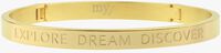 Gouden MY JEWELLERY Armband EXPLORE DREAM DISCOVER - medium