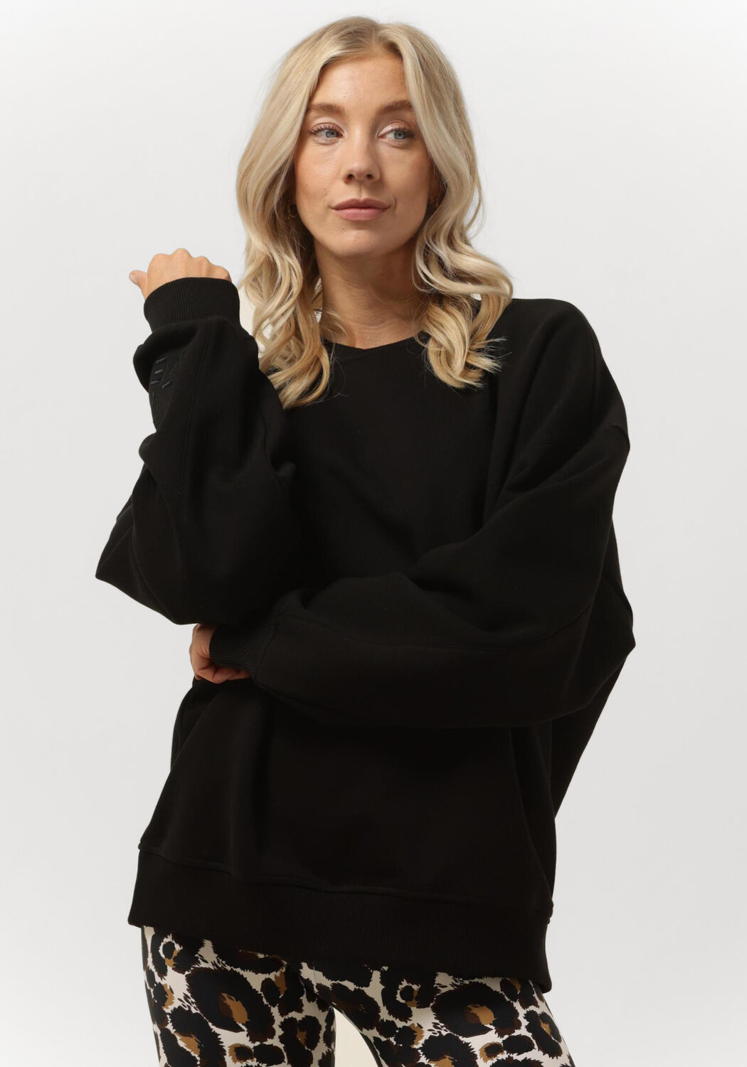 Oversized trui zwart hotsell