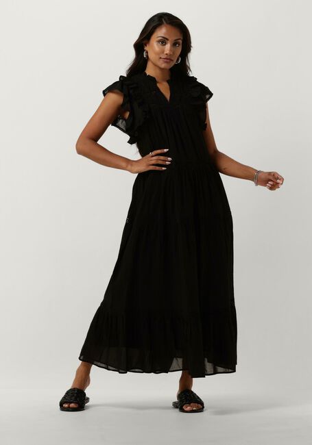 Zwarte NEO NOIR Maxi jurk ANKITA S VOILE DRESS - large