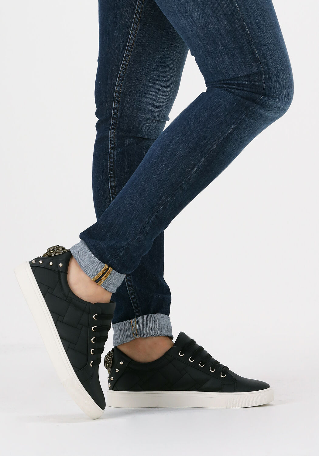 Zwarte KURT GEIGER LONDON Lage sneakers LUDO - large