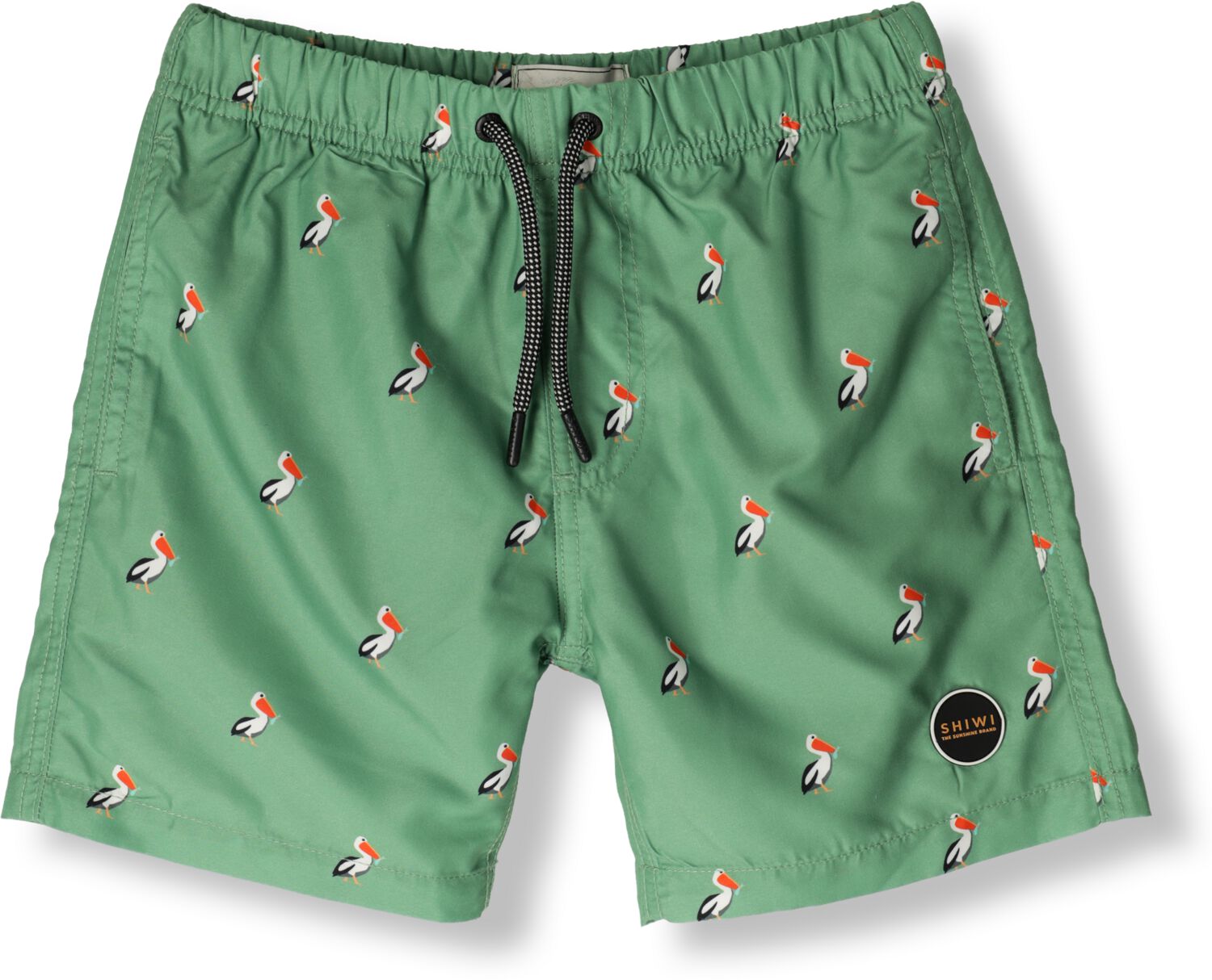 Shiwi zwemshort groen Jongens Gerecycled polyester All over print 146 152