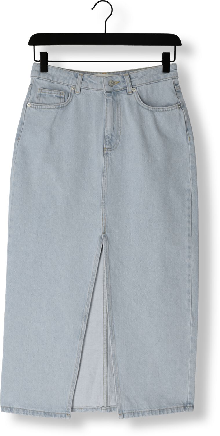 NOTRE-V Dames Rokken Denim Maxi Skirt Blauw