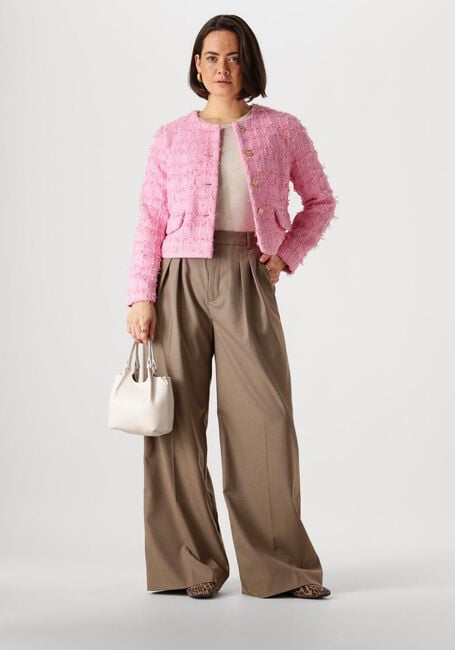 Roze CO'COUTURE Blazer CALACC CHECK BOUCLE JACKET Roze CO'COUTURE Blazer CALACC CHECK BOUCLE JACKET - large