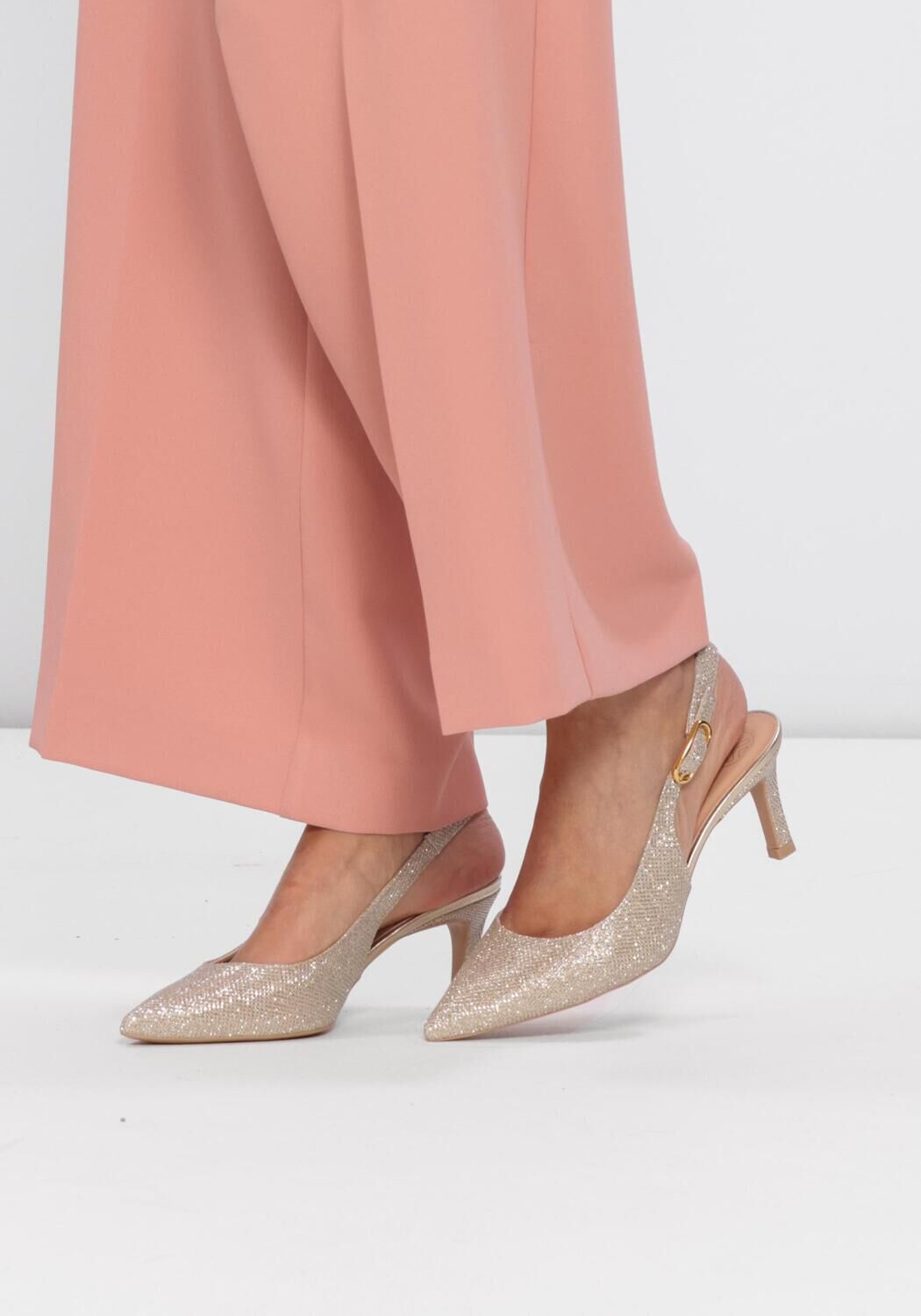 Goudkleurig UNISA Slingbacks LANZ - large