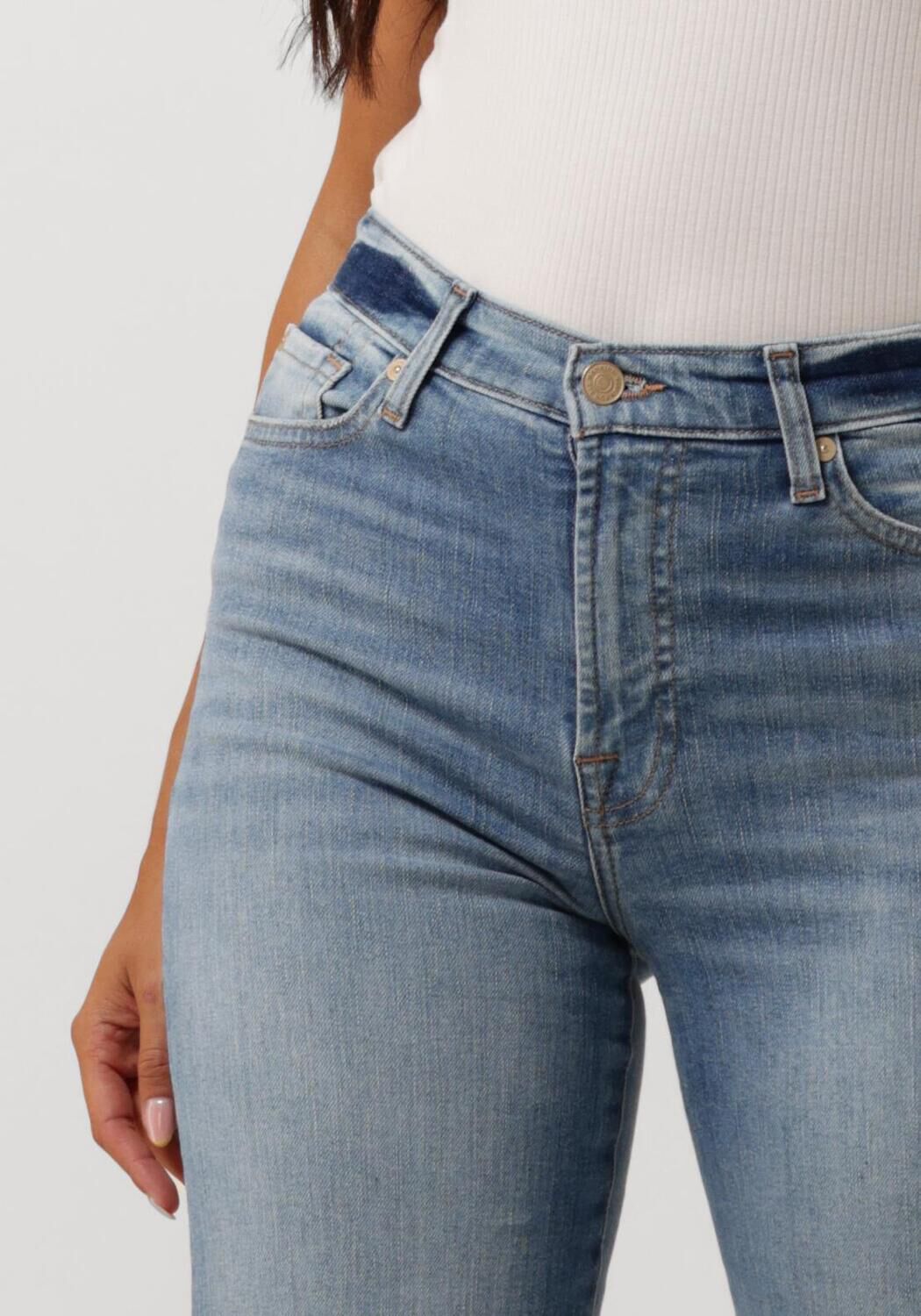 7 FOR ALL MANKIND Dames Jeans Modern Dojo Blauw