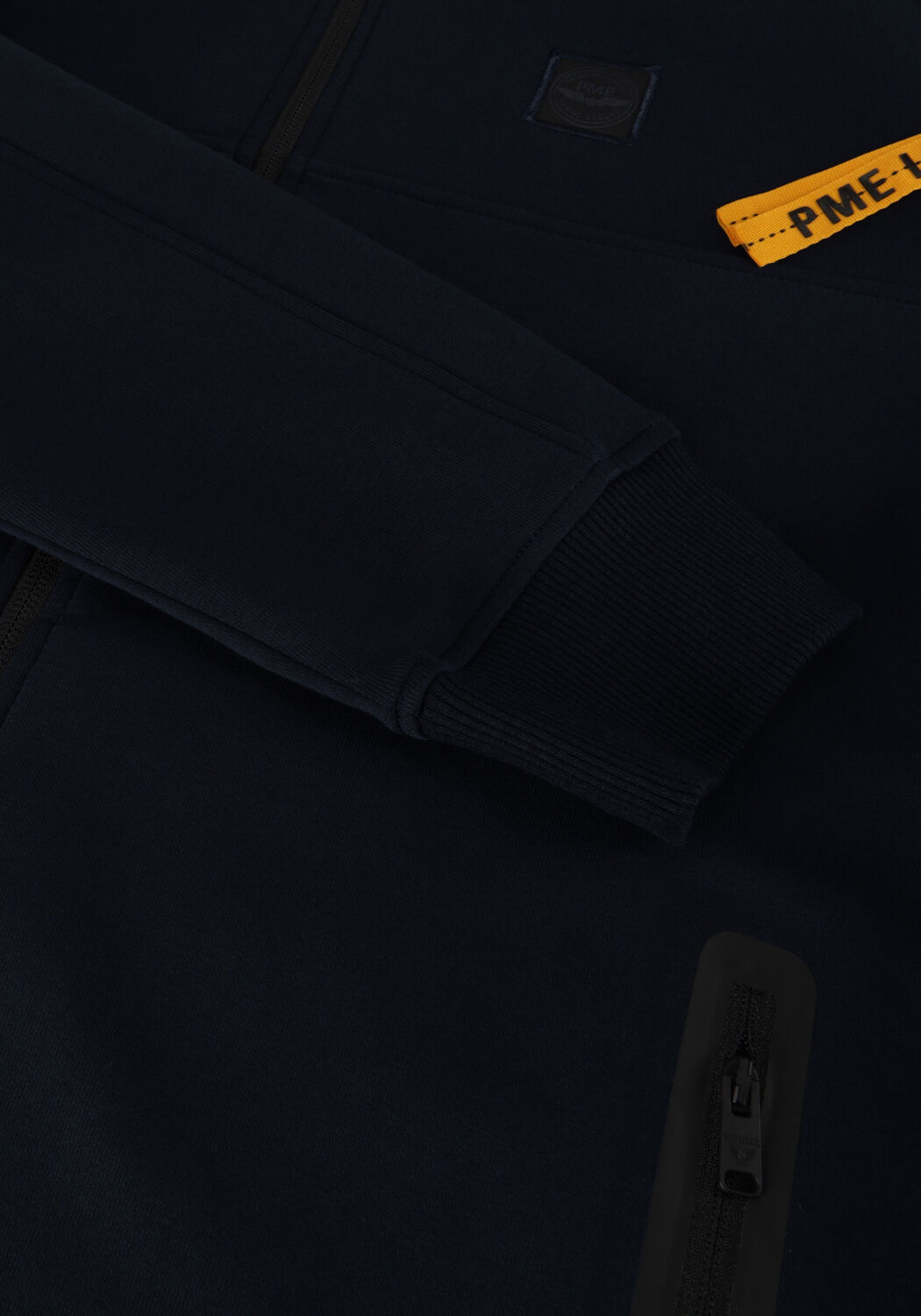 Blauwe PME LEGEND Jassen ZIP JACKET INTERLOCK - large