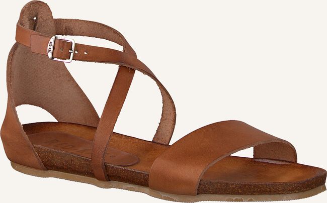 Cognac RED-RAG Platte sandalen 79210 Cognac RED-RAG Platte sandalen 79210 - large