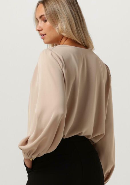 Beige ACCESS Blouses BLOUSE WITH FRONT V OPENING - large