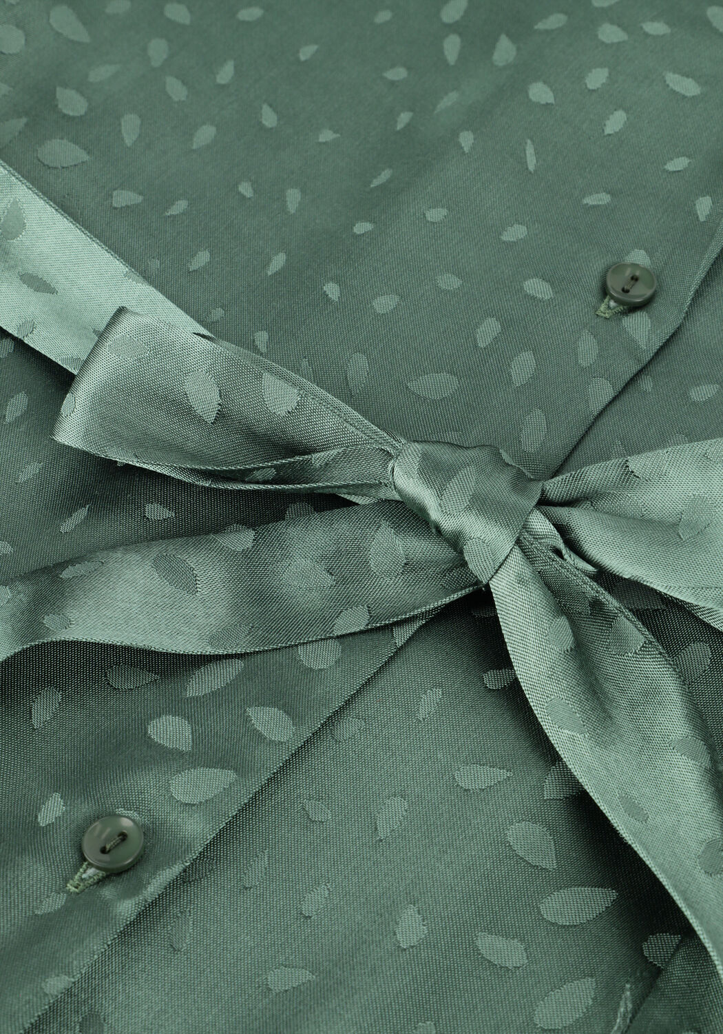 Groene ANOTHER LABEL Midi jurk NOEL DRESS L/S - large